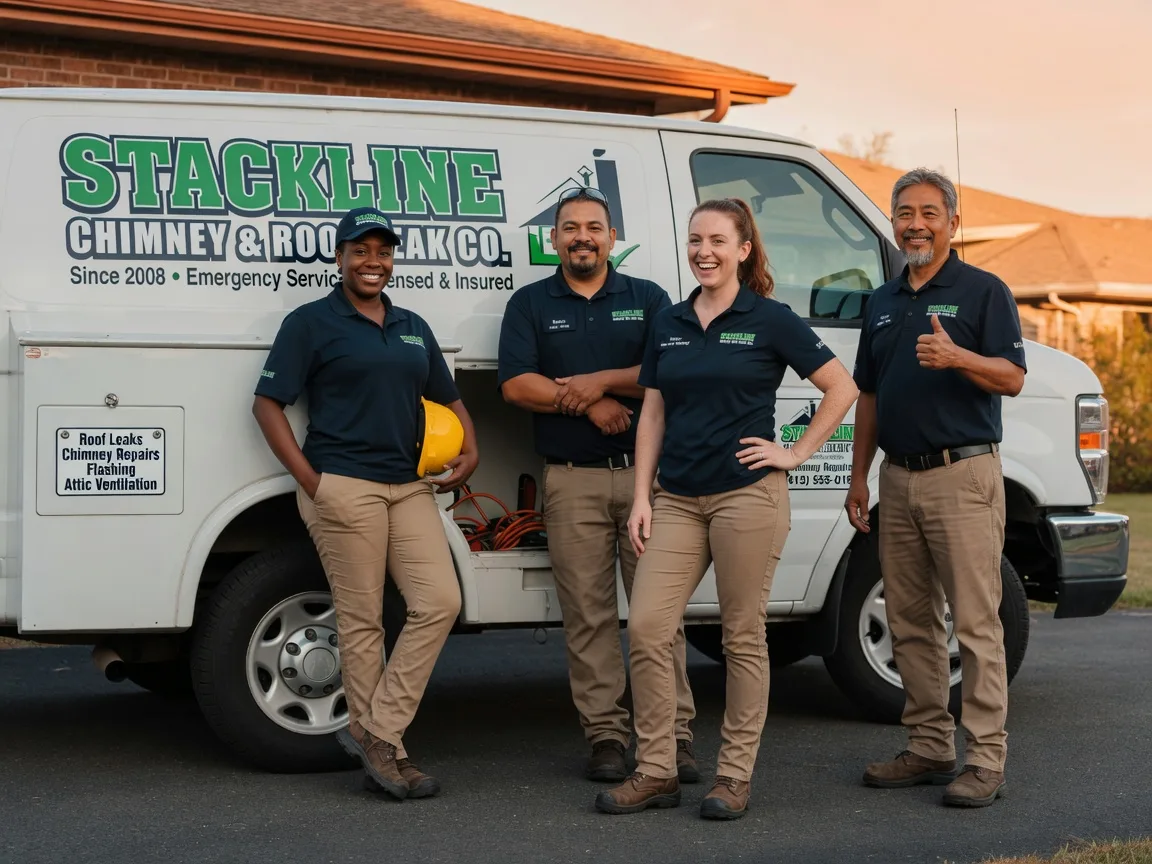 Chimney flashing repair company in Gilbert, LA